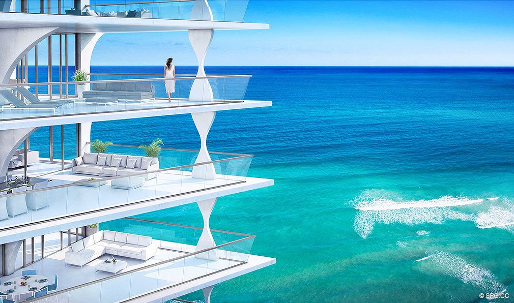 Terraces at Jade Signature, Luxury Oceanfront Condominiums Located at 16901 Collins Ave, Sunny Isles Beach, FL 33160