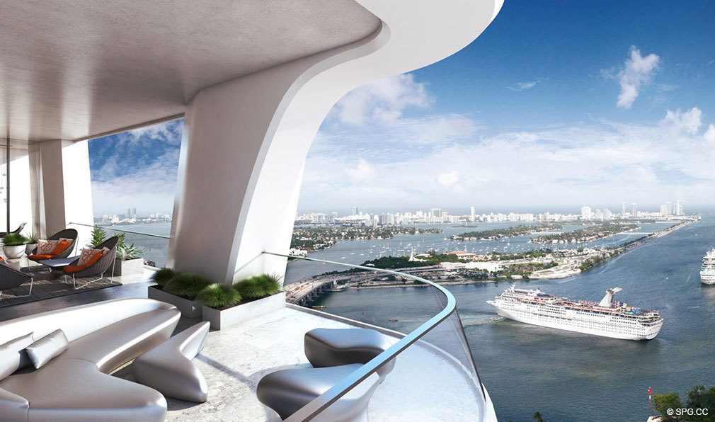 Terraces at One Thousand Museum, Luxury Waterfront Condominiums Located at 1000 Biscayne Blvd, Miami, FL 33132