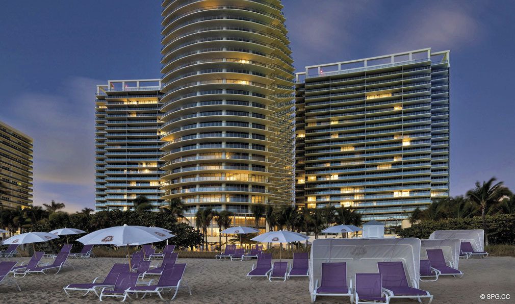 Beachfront at St. Regis Bal Harbour, Luxury Oceanfront Condominium, 9701 Collins Ave, Bal Harbour, FL 33154