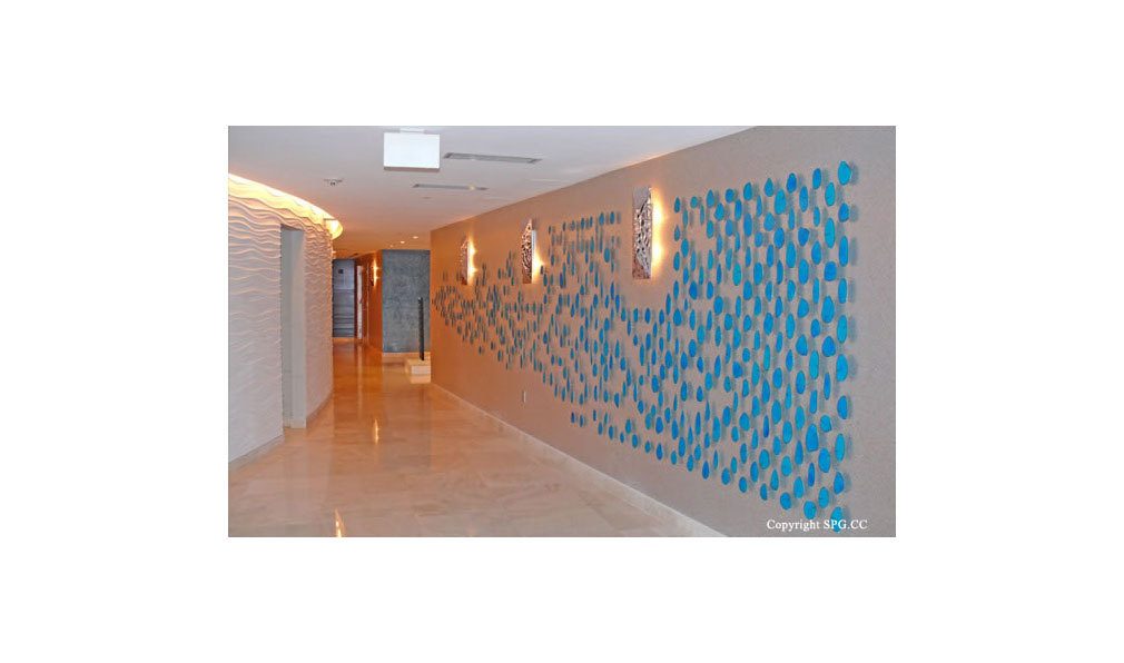 Trump Towers Hallway, Oceanfront Condominiums Located at 15811-16001 Collins Ave, Sunny Isles Beach, FL 33160