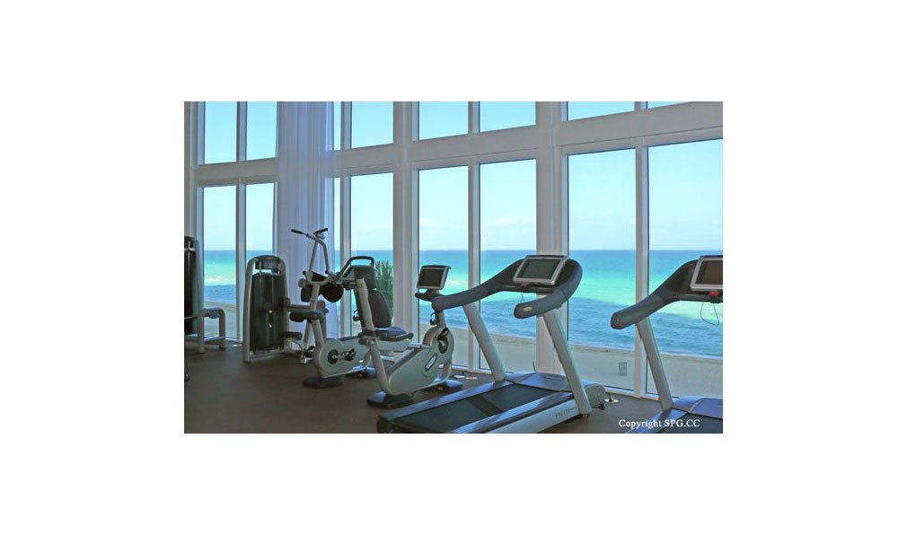 Trump Towers Fitness Center, Oceanfront Condominiums Located at 15811-16001 Collins Ave, Sunny Isles Beach, FL 33160