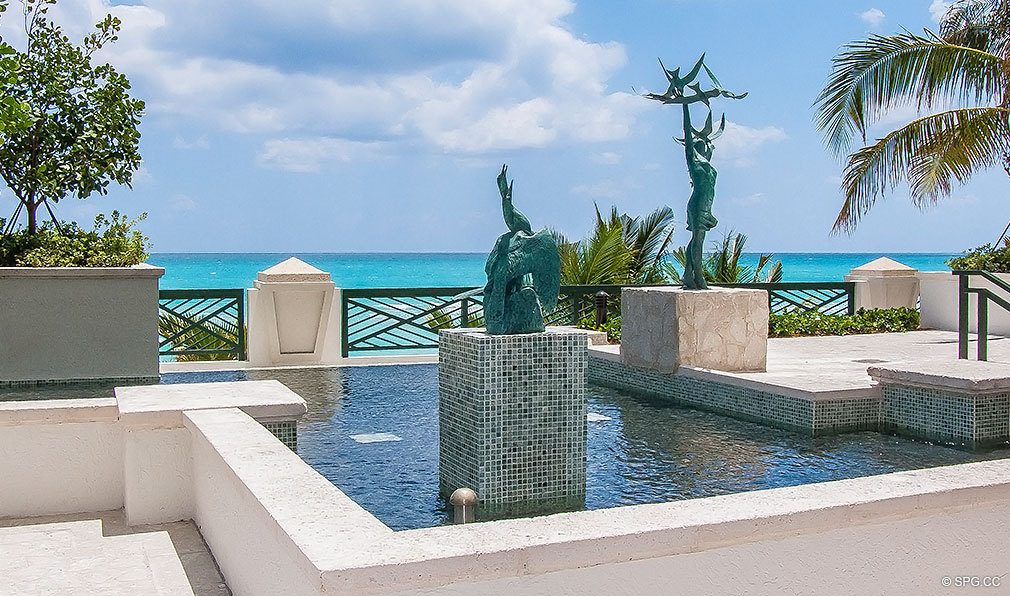 Turnberry Ocean Colony Fountain, Luxury Condominiums Located at 16047-16051 Collins Ave, Sunny Isles Beach, FL 33160