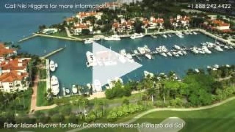 Palazzo del Sol, New Construction on Fisher Island, Island Flyover