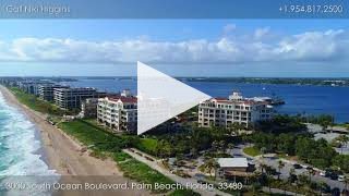 Aerial Drone Video of Bellaria, Luxury Oceanfront Condos in Palm Beach